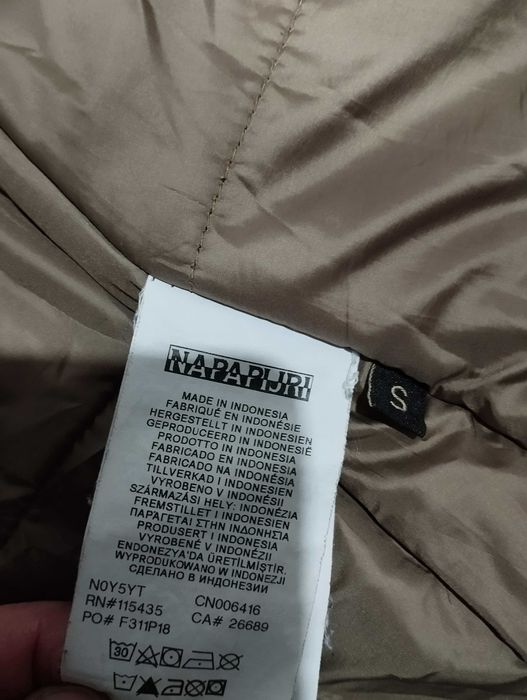 Napapijri Long jacket kurtka parka coat płaszczyk size S