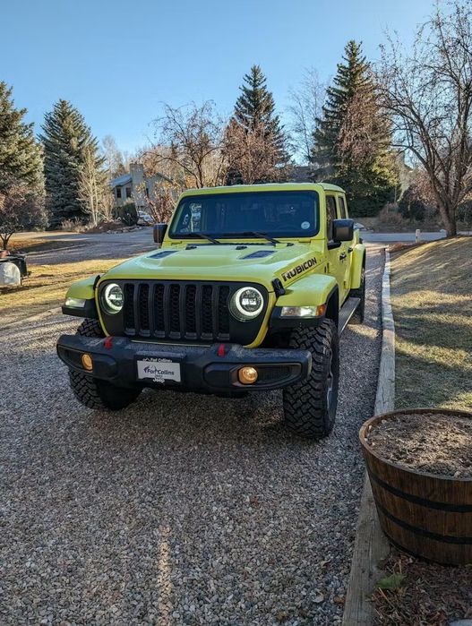Lampy reflektory LED przód 9 cali Jeep Wrangler JL 2018 do 2023 EU