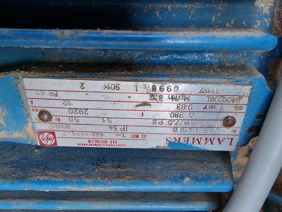 Odkurzacz do trocin Wentylator Hocker Polytechnik 5.5kw wyciąg dmuchaw