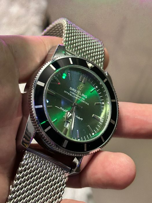 Часы breitling super ocean бу
