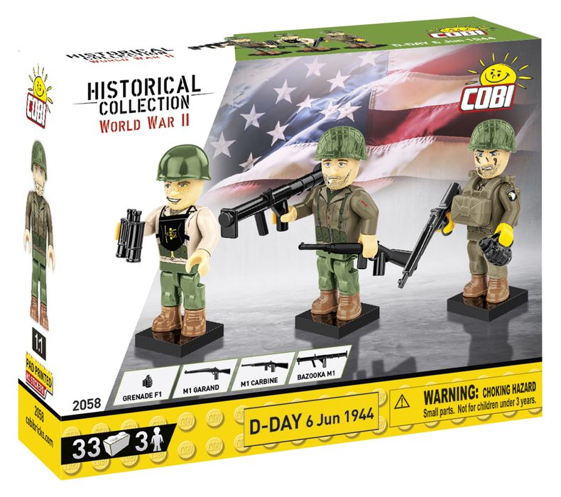 Klocki Cobi 2058 figurki D-DAY, JUNE 6, 1944