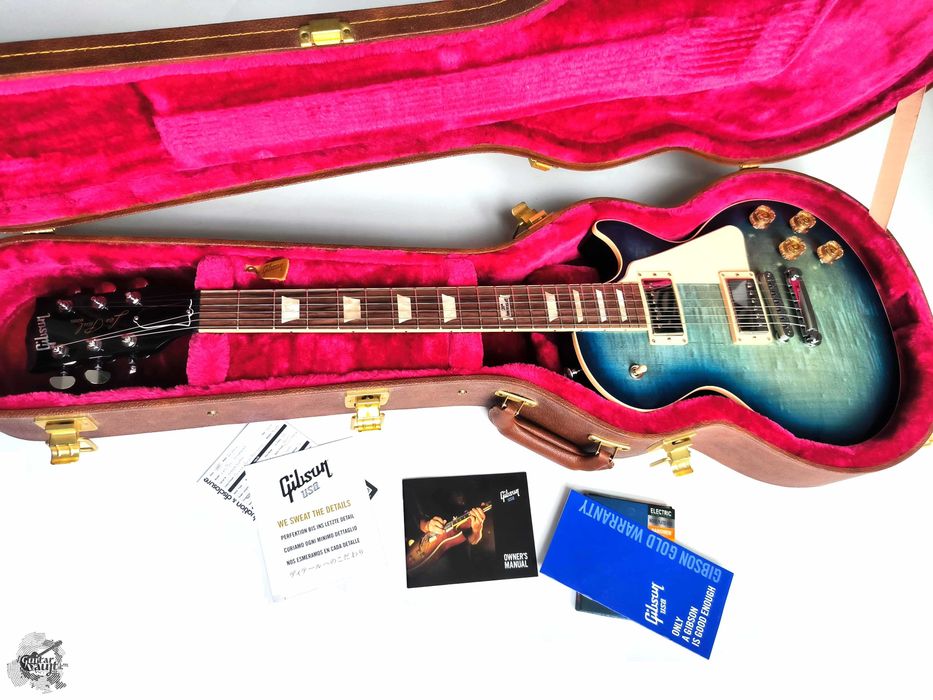 Gibson Limited Edition Les Paul Standard Plus AAA '2014 Ocean Water Perimeter w/case & docs