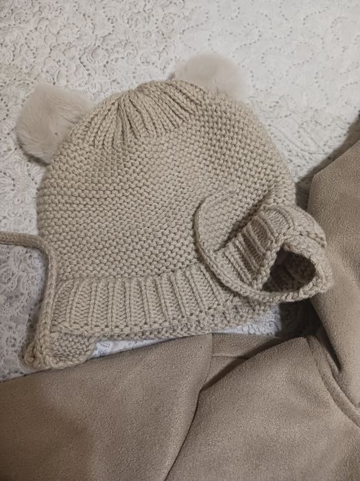 Casaco e gorro bebé zara