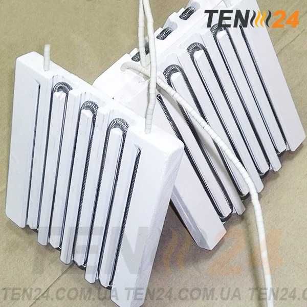 Керамічний електронагрівач для печей з відкритою нагрівальною спіраллю