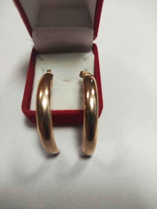 Złote kolczyki p.585 14K 2,59 g Komis Krosno Betleja