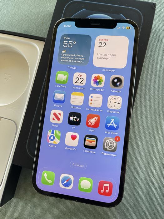 Iphone 12Pro, Pacific Blue 128Gb