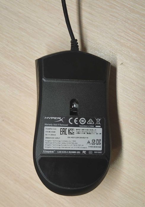 Ігрова мишка HyperX Pulsefire Core USB Black