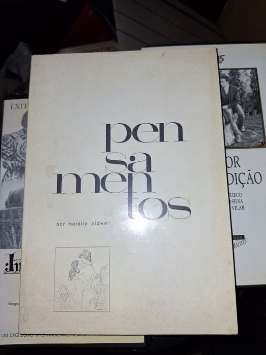 Natália Pidwell Pensamentos livro 1980 ilustrações Manuela Correia