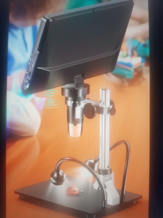 10.1 Mikroskop cyfrowy HDMI,USB-C,SD,pilot,Led 2x,elektronik Prezent