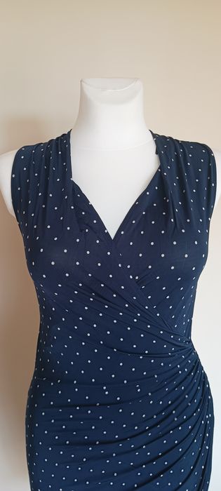 Granatowa sukienka damska HM