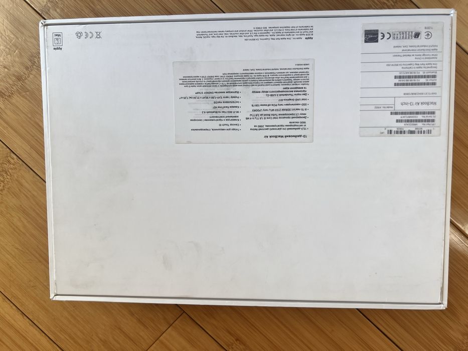 Apple Macbook Air 13” 2018 Retina RAM 8Gb SSD 120Gb