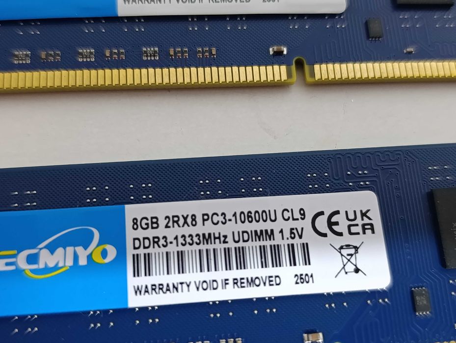Pamięć RAM 8 GB( 2Rx8 PC3-10600U