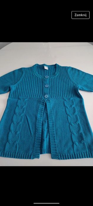Sweterek turkusowy 40/42