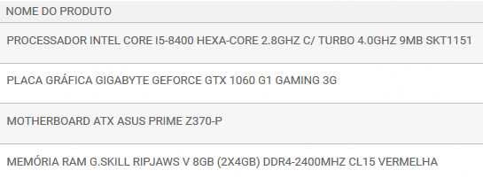 Desktop usado SEM SSD/HDD