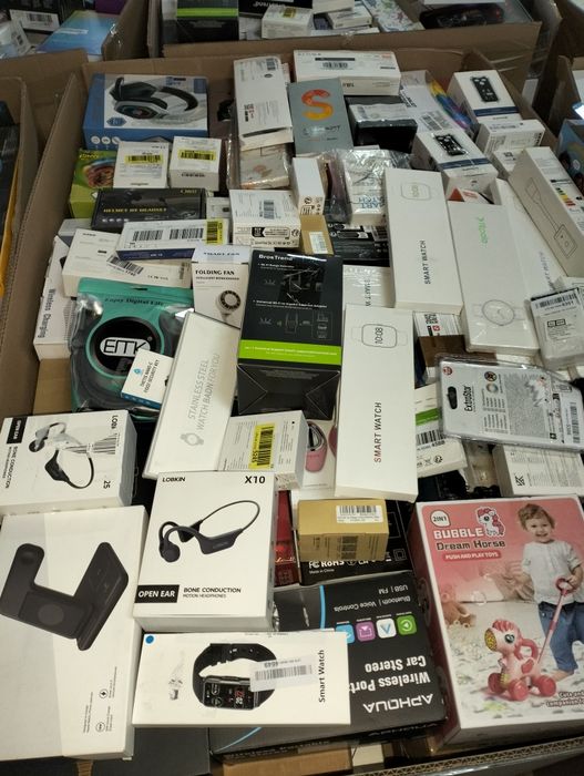 Palety Amazon palety z elektroniką elektronika   zwroty konsumenckie