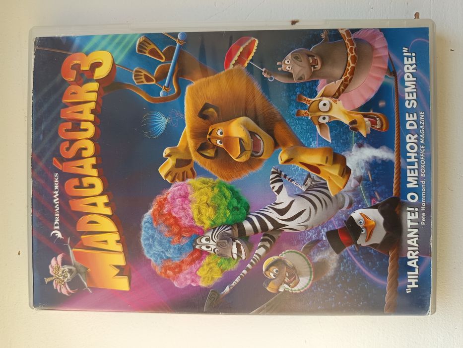DVD Madagáscar 3
