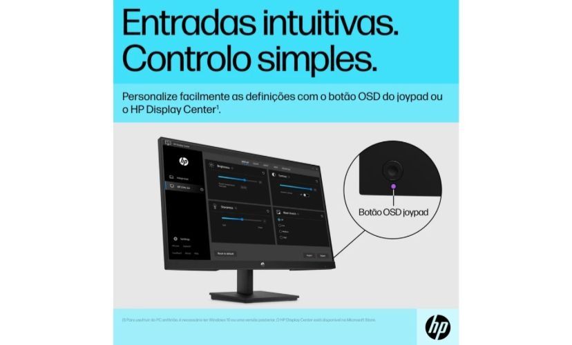 Monitor HP V24V (23.8" - FHD - VA) - Excelente estado