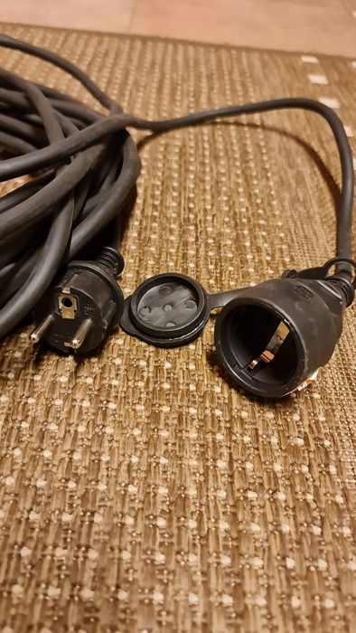 Przedłużacz, kabel 3x 1,5mm