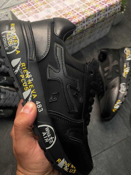 ТРЕНДОВЫЕ! 43 (27,5 см.) PREMIATA MICK премиата мик черные кроссовки