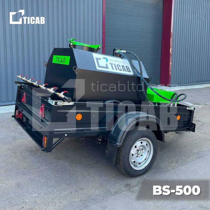Nowa TICAB Skrapiarka asfaltowa / Skrapiarka emulsji bitumicznej 500 L