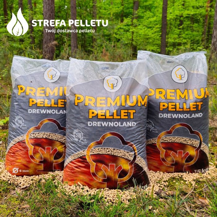 Pellet Premium iglasty 6mm certyfikat DIN Plus A1 Producent Drewnoland