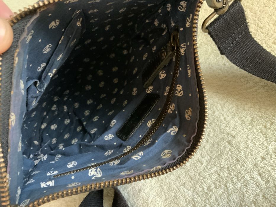 Фірмова чоловіча шкіряна сумка Fat Face