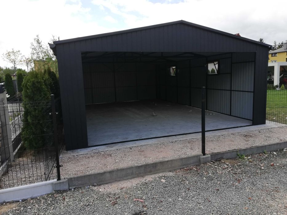 Garaż Blaszany - BIAŁY|Garaże Blaszane|NA BUDOWĘ |Blaszak| - ESSTAL*