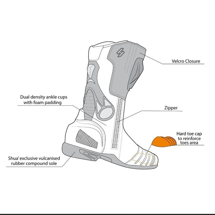 Botas motard tam 40