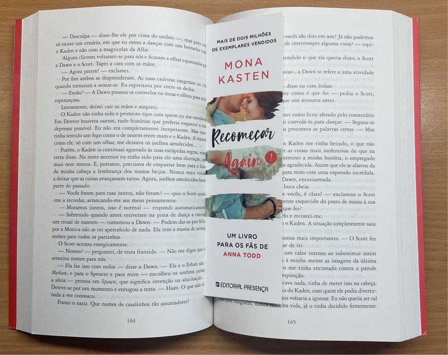 Livro Recomeçar again 1