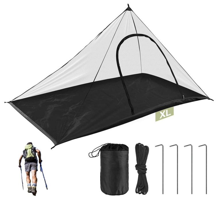 Moskitiera Kempingowa Namiot 1 Osoba 240x140cm Wodoodporna Ultralekka