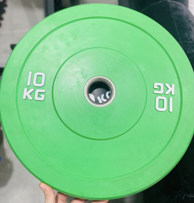 Discos Bumper Olímpicos 10kg, 5kg e 2,5kg