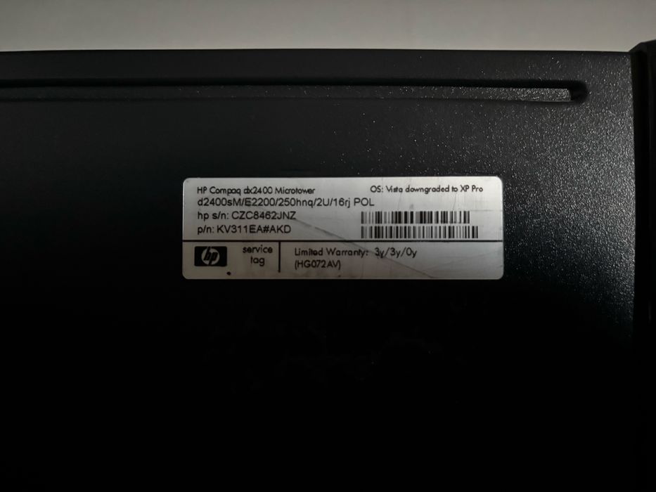 Komputer - HP Compaq dc2400 Microtower