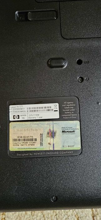 Notebook HP Pavilion  dv7-2180ew  17 cali