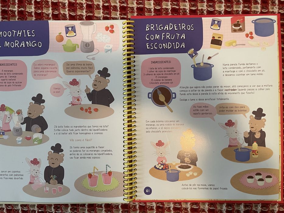 Livro de receitas para os mais novos