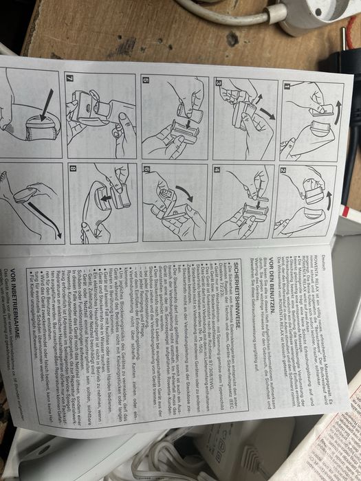 Rowenta relax PL 150 masażer