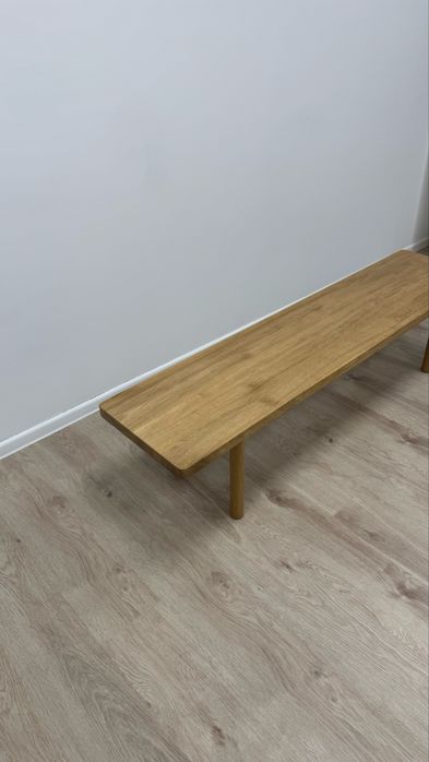 Dębowa ławka japandi drewniana boho loft