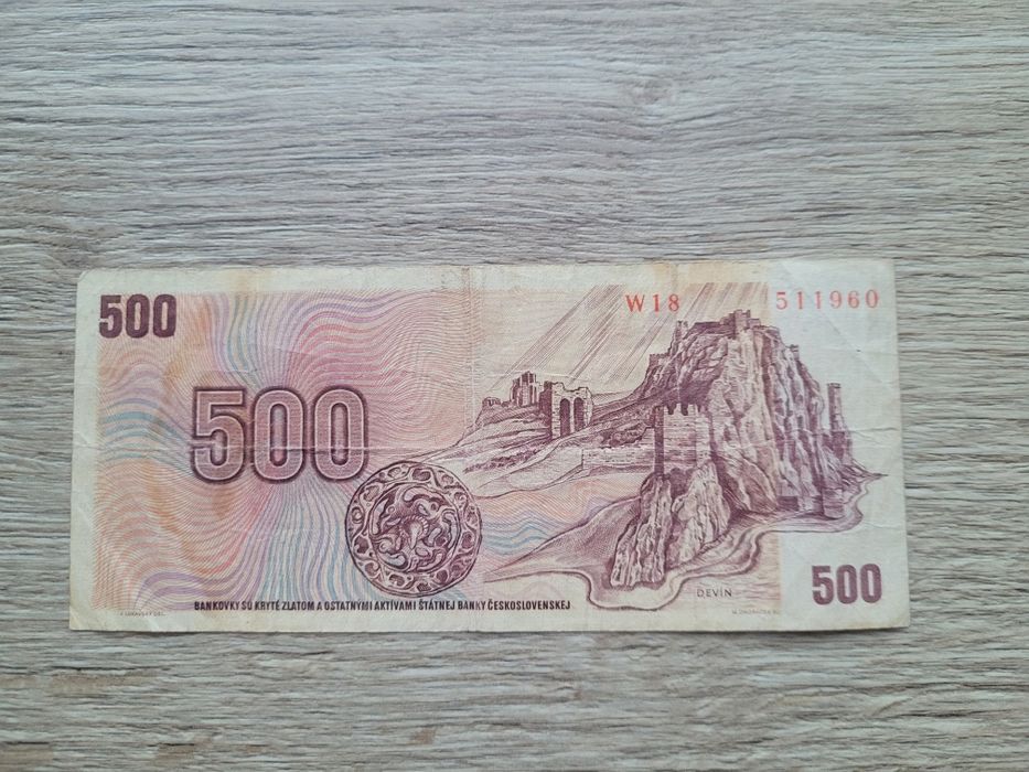 500 Koron Czechosłowacja 1973 r. oryginalne