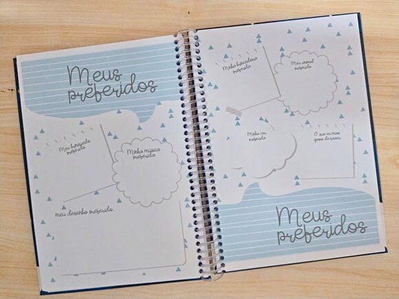 Livro recordações do bebé