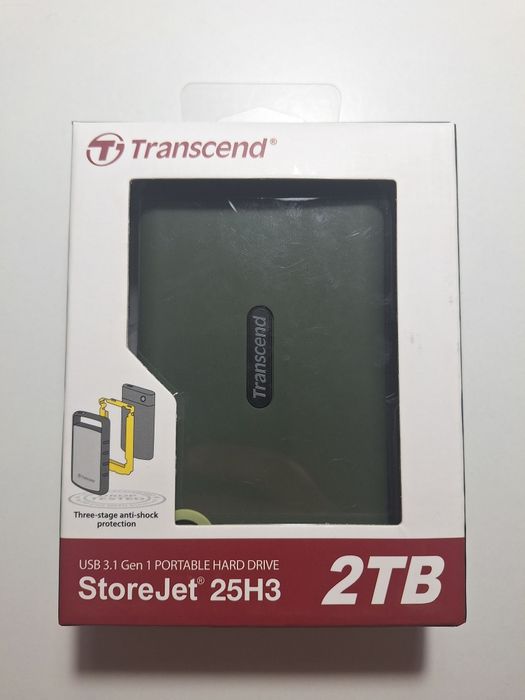 Жорсткий диск Transcend StoreJet 2.5" USB 3.0 1TB Iron Gray Slim (TS2TSJ25M3S)