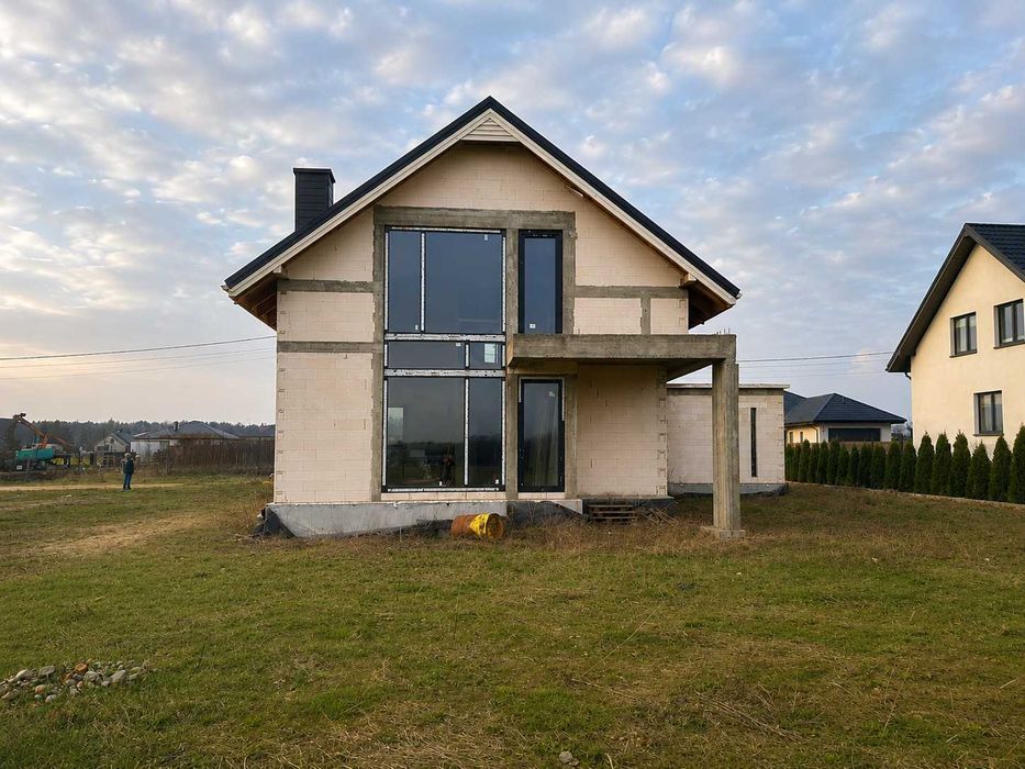 Dom w stanie surowym zamkniętym – Maków Mazowiecki, ul. Cicha | 161 m²