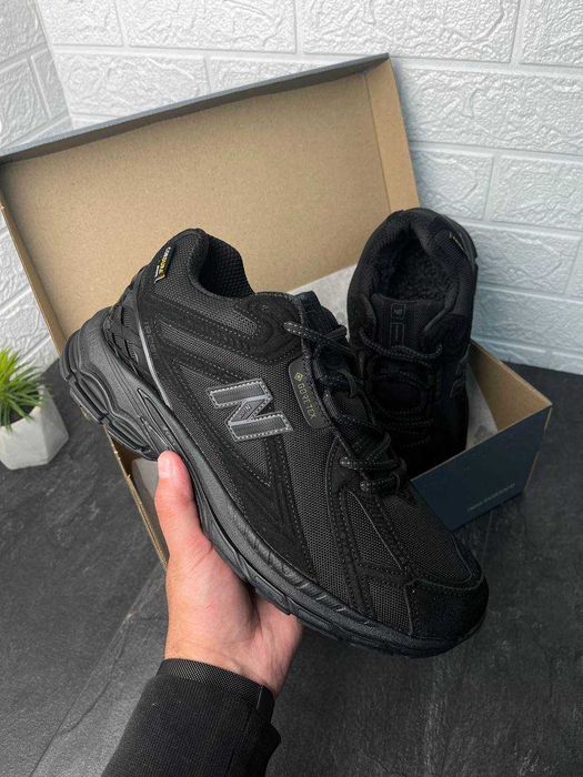 ЗНИЖКА‼️46 (29,5см) зимові New Balance 1906 R чорні зимові нью беленси на хутрі чоловічі боти ботинки НБ кордура термо взуття тактичне NB
