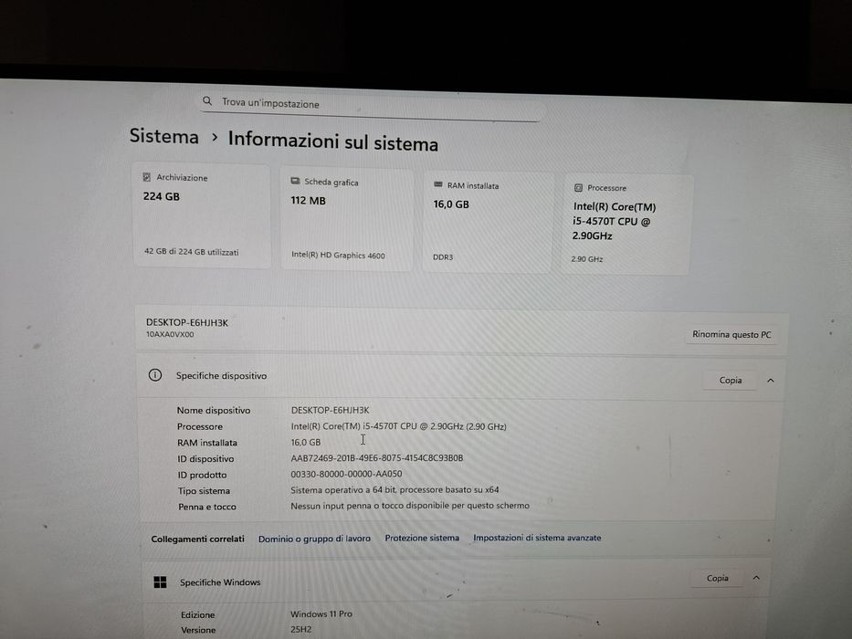 Lenovo mini ThinkCentre M73 i5-4590T