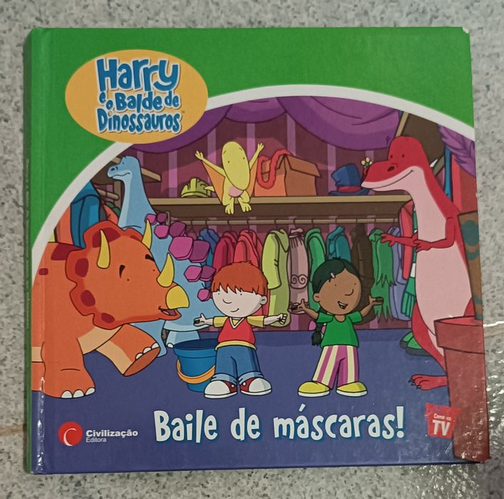 Harry e o balde de dinossauros
