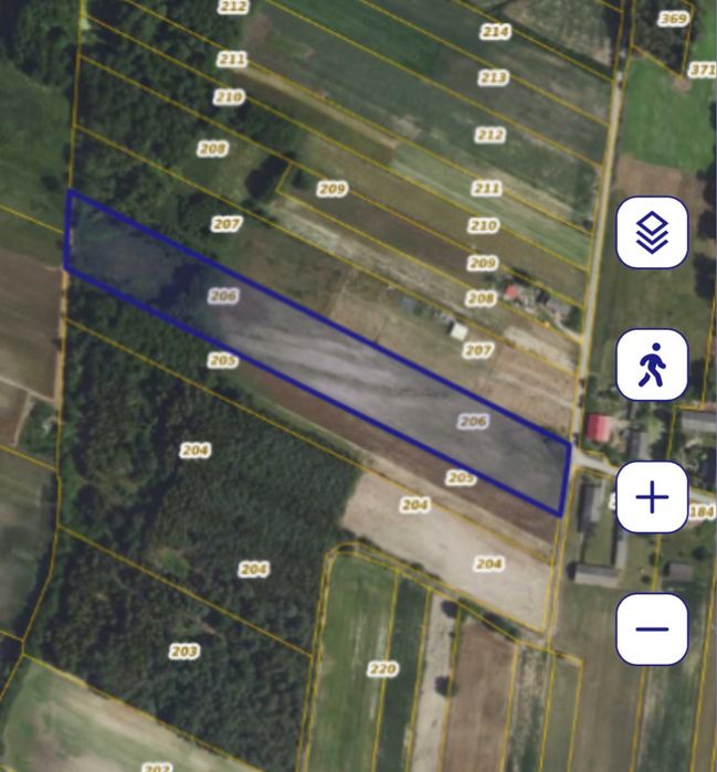 Działka budowlana na sprzedaż - 1,34 ha - Więcej