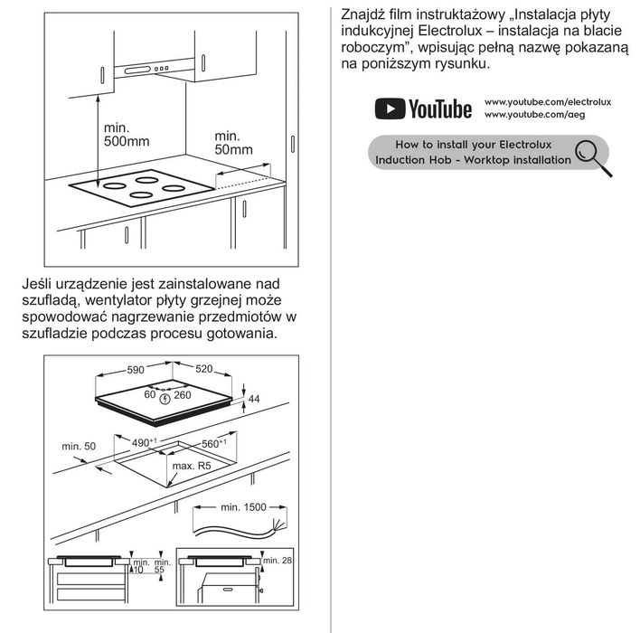 Płyta indukcyjna Electrolux 600 Flex Bridge CIV64453