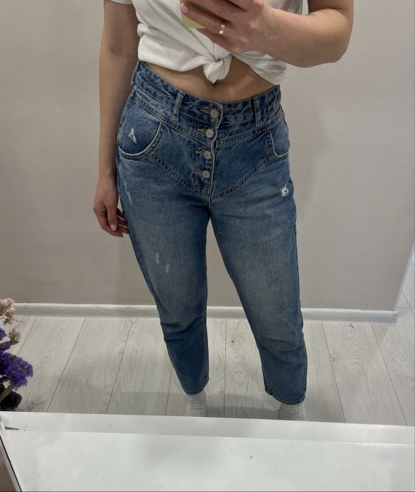 Джинси мом кокетка 36 р