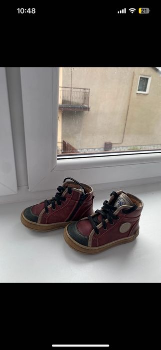 Buty chłopięce skórzane