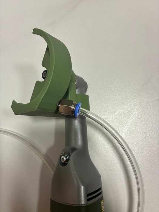 Osłona wodna do szlifierki Proxxon LWD – podłączenie wody