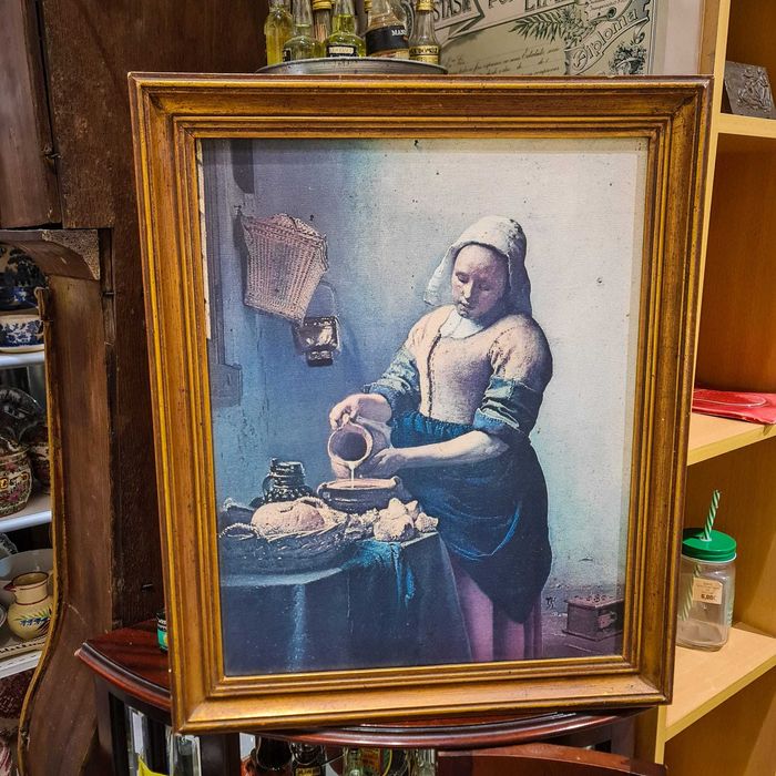 Quadro Decorativo– A Leiteira de Johannes Vermeer |Reprodução Clássica