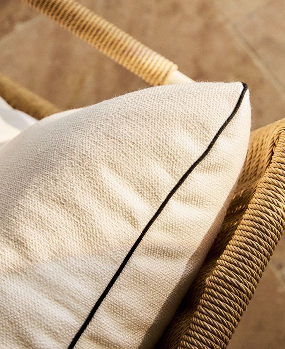 Almofada Encosto Cadeira Exterior Zara Home NOVO